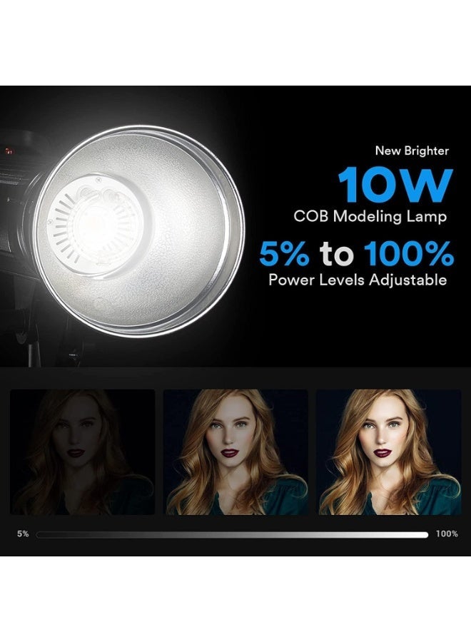 جودوكس طقم استوديو Godox SK400II‑V المزدوج – وحدتان فلاش 400 Ws، وحدة تحكم لاسلكية XT‑16، softbox، مظلات، وحقيبة نقل - Image 5